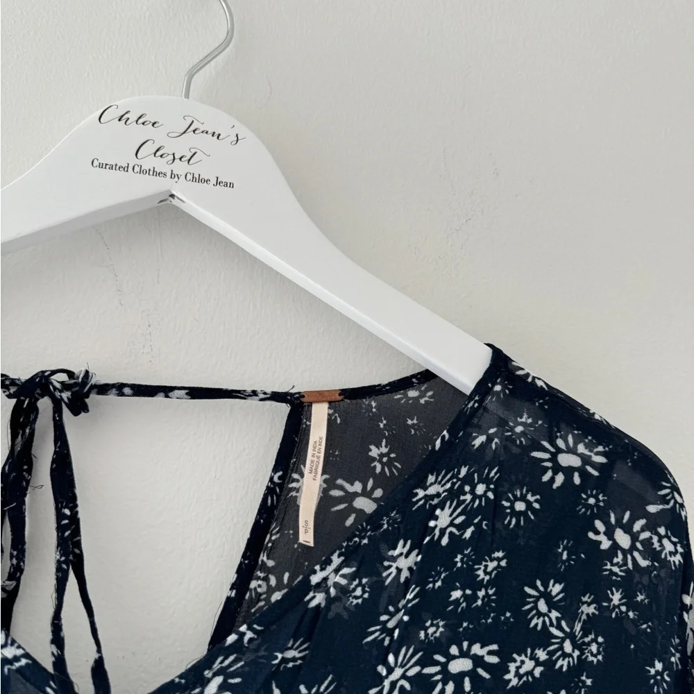 FREE PEOPLE Wallflower Blue Dress M